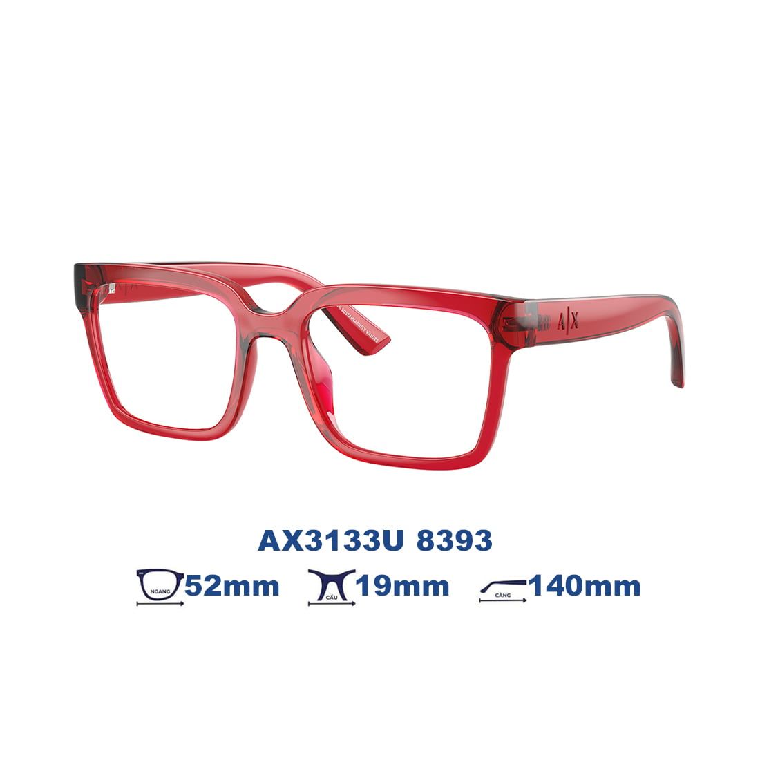  Gọng kính Armani Exchange AX3133U 8393 