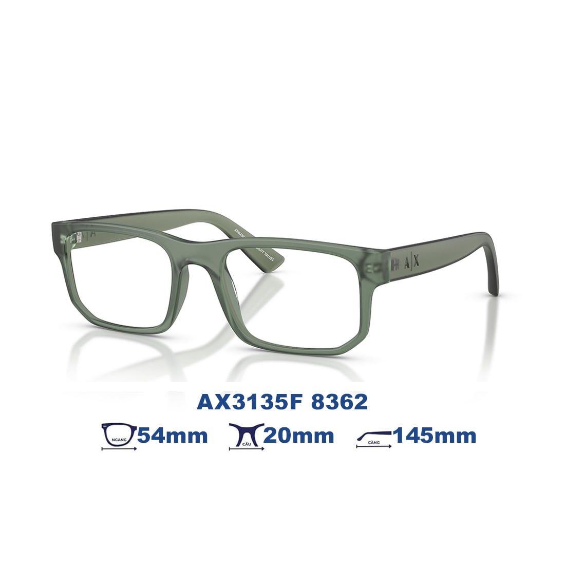  Gọng kính Armani Exchange AX3135F 8362 