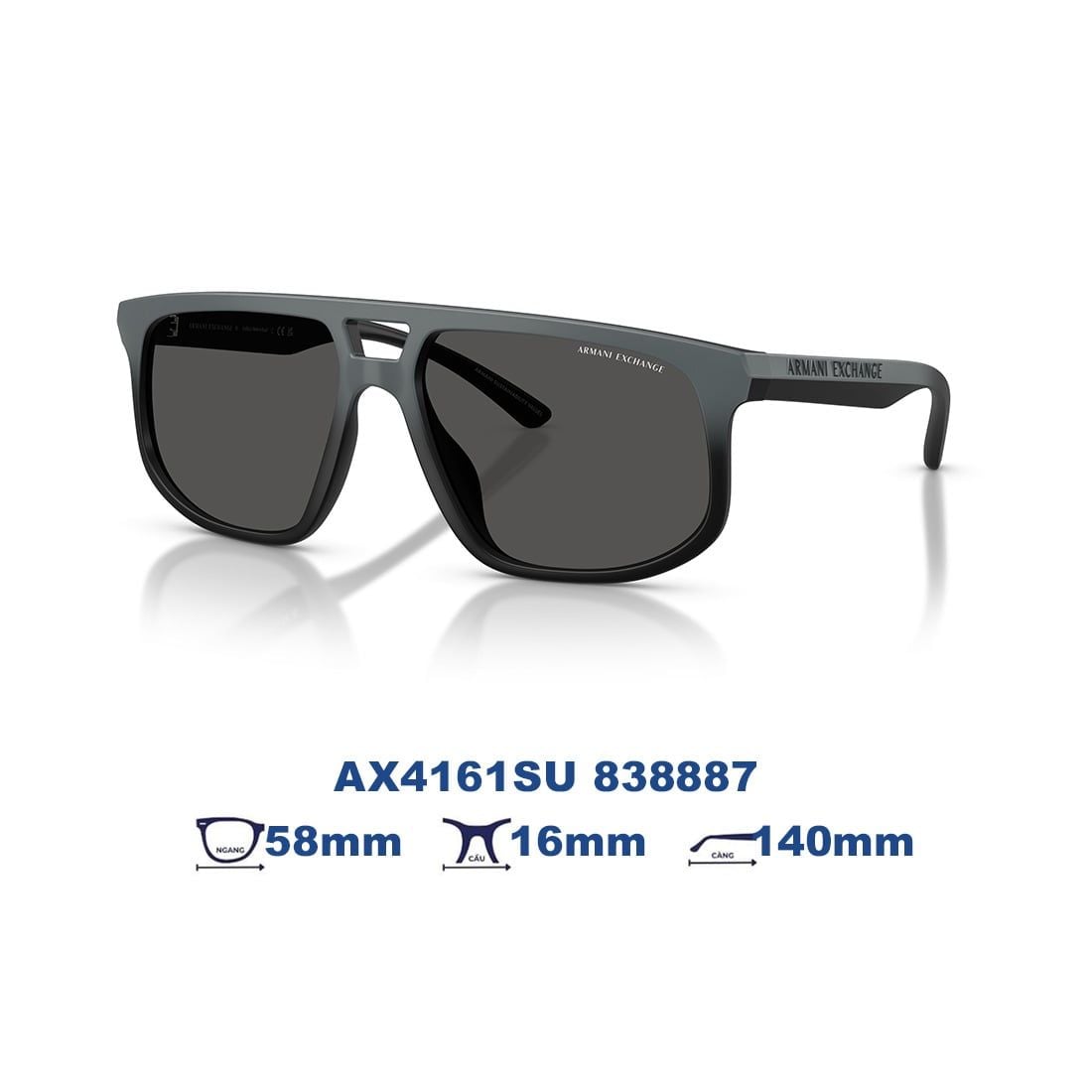  Kính mát Armani Exchange AX4161SU 838887 