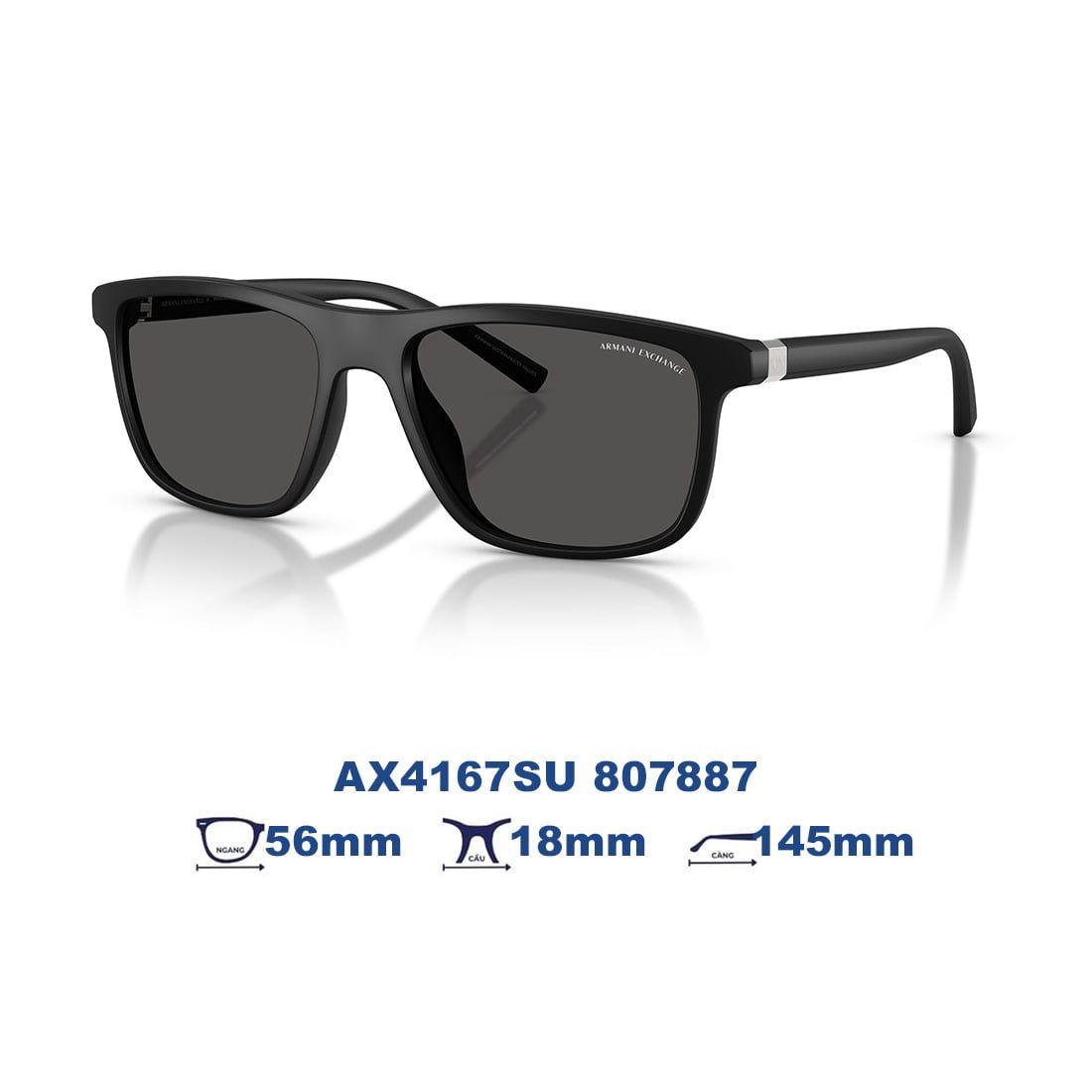  Kính mát Armani Exchange AX4167SU 807887 