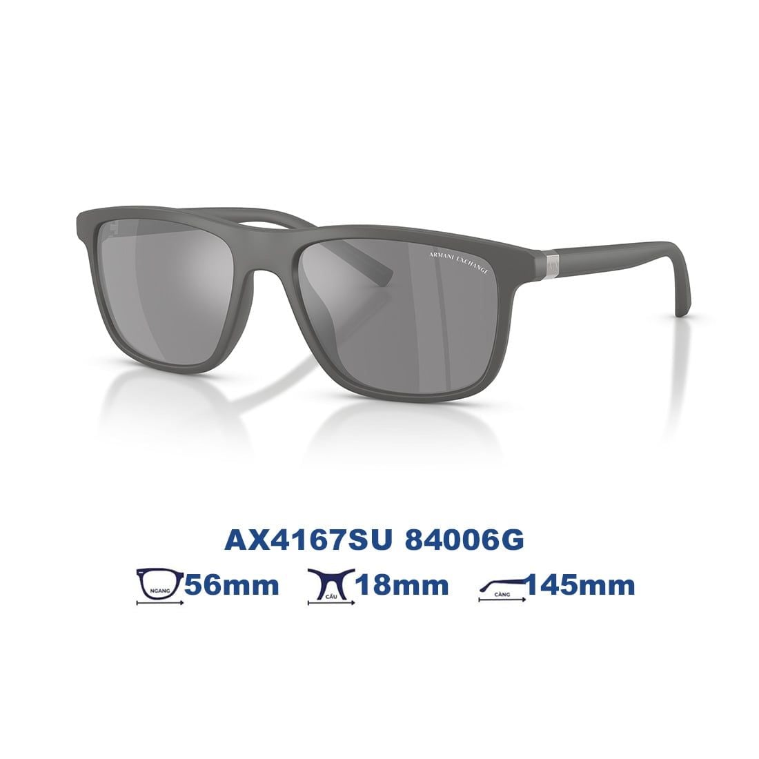  Kính mát Armani Exchange AX4167SU 84006G 