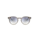 Kính mát trẻ em Rayban Junior RJ9064S 72207B - Xám trong suốt – ảnh chính diện trên nền trắng