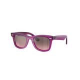 Kính mát trẻ em Rayban Junior RJ9140SF 72147E - Tím phối tím trong suốt – góc nghiêng 3/4