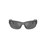 Kính mát trẻ em Rayban Junior RJ9189S 71956G - Xám trong suốt – ảnh chính diện trên nền trắng