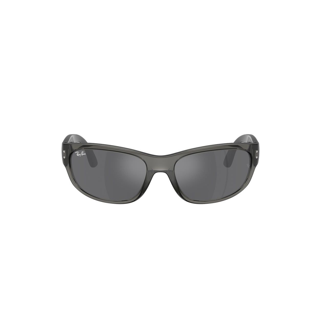 Kính mát trẻ em Rayban Junior RJ9189S 71956G - Xám trong suốt – ảnh chính diện trên nền trắng