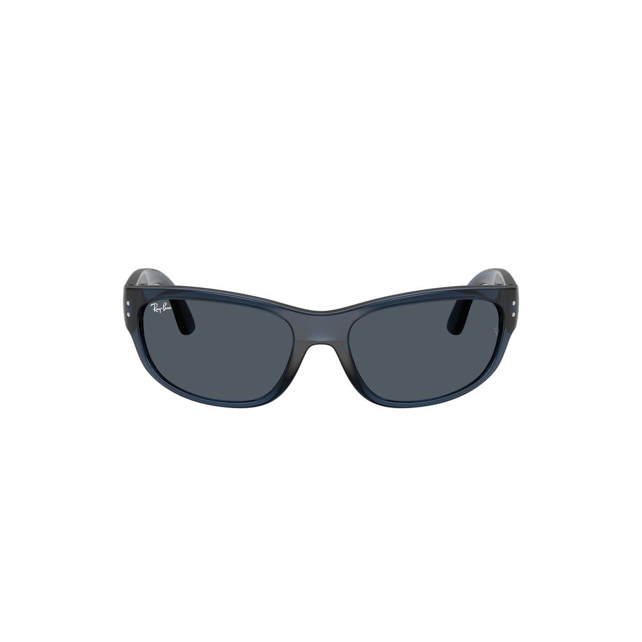 Kính mát trẻ em Rayban Junior RJ9189S 719687 - Xanh dương trong suốt – ảnh chính diện trên nền trắng
