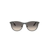 Kính mát trẻ em Rayban Junior RJ9552S 300/11 - Xám mờ phối xám súng – ảnh chính diện trên nền trắng