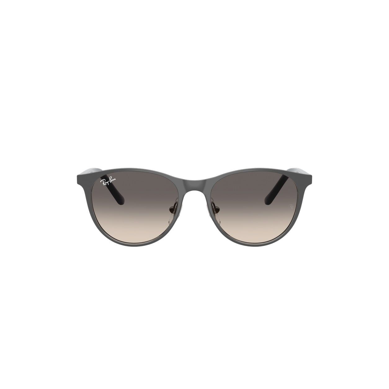 Kính mát trẻ em Rayban Junior RJ9552S 300/11 - Xám mờ phối xám súng – ảnh chính diện trên nền trắng