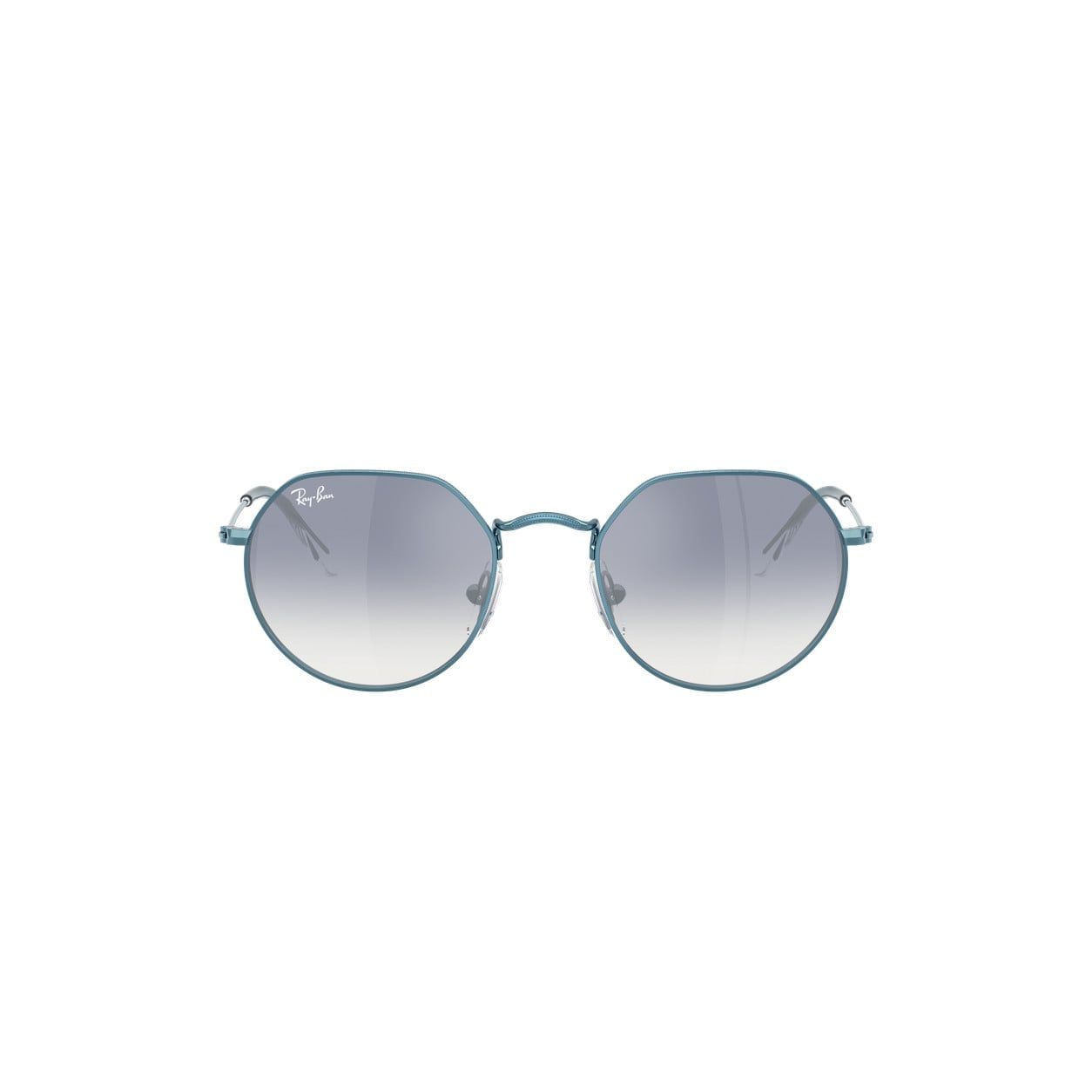 Kính mát trẻ em Rayban Junior RJ9565S 303/7B - Xanh dương nhạt – ảnh chính diện trên nền trắng