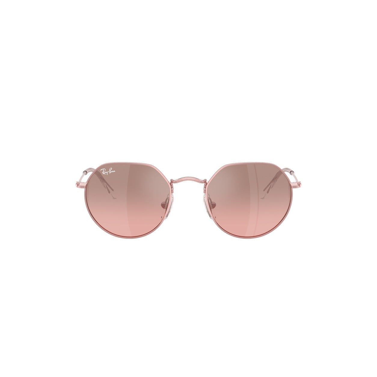 Kính mát trẻ em Rayban Junior RJ9565S 304/7E - Hồng nhạt – ảnh chính diện trên nền trắng