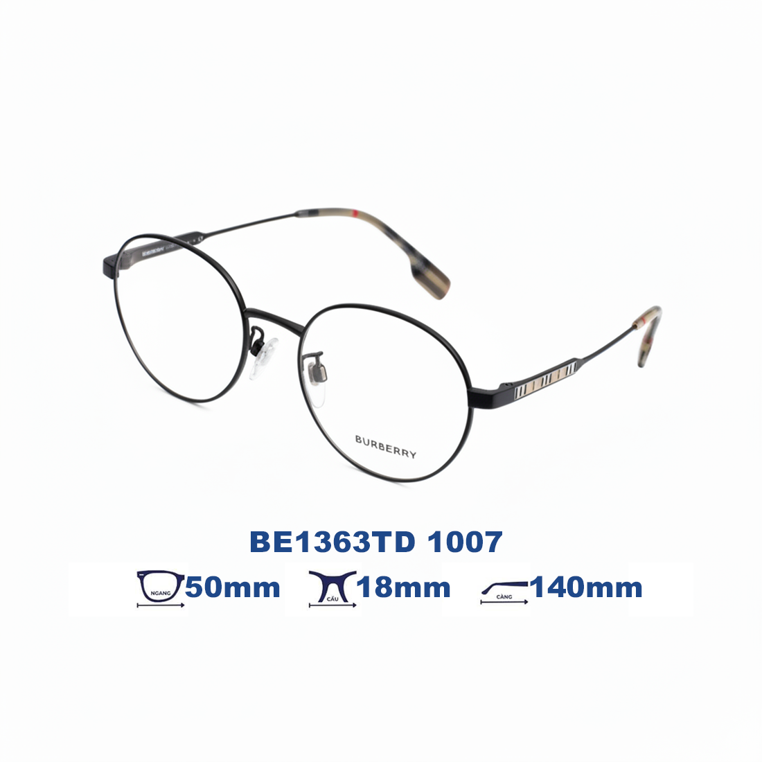 Gọng kính BURBERRY BE1363TD 1007 