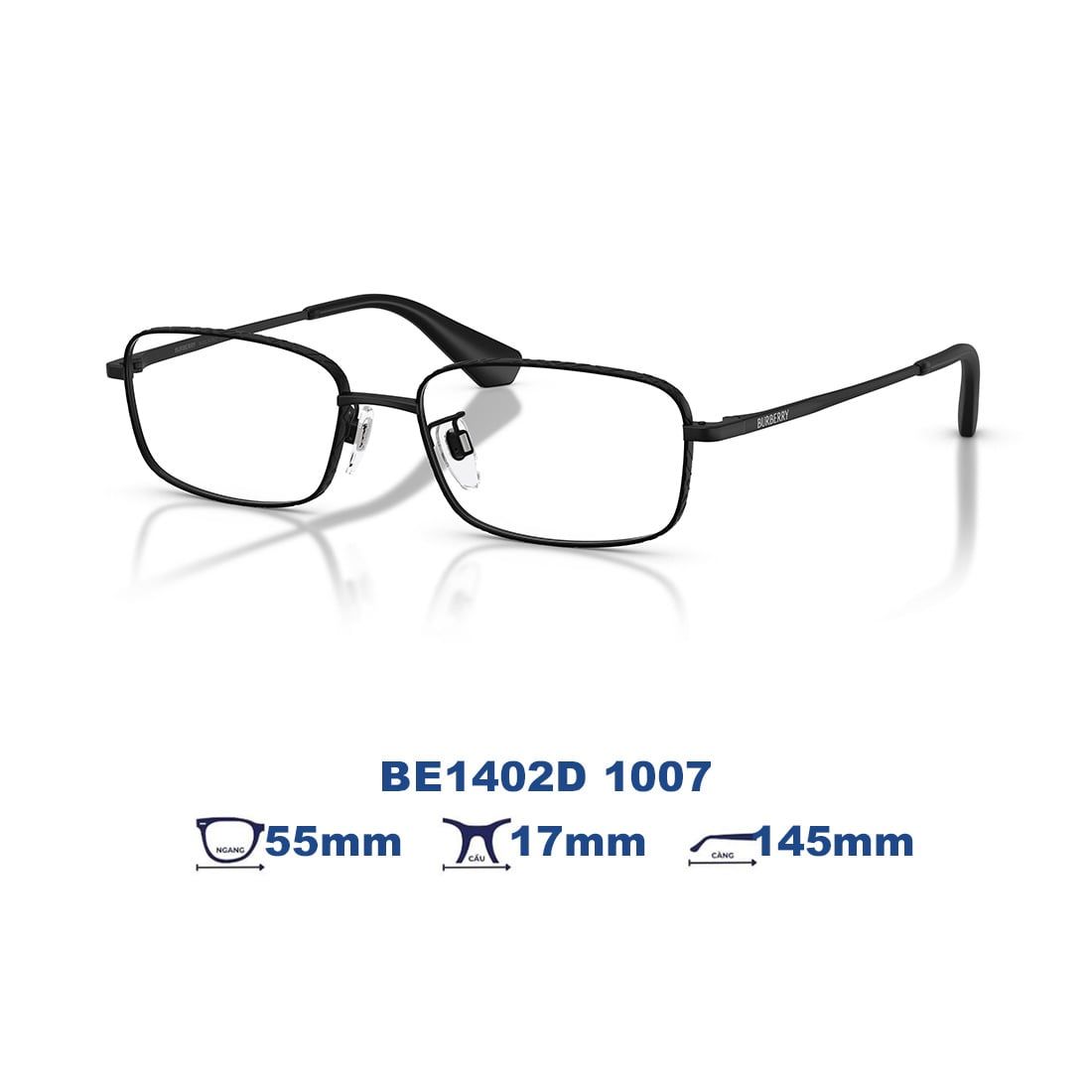  Gọng kính BURBERRY BE1402D 1007 