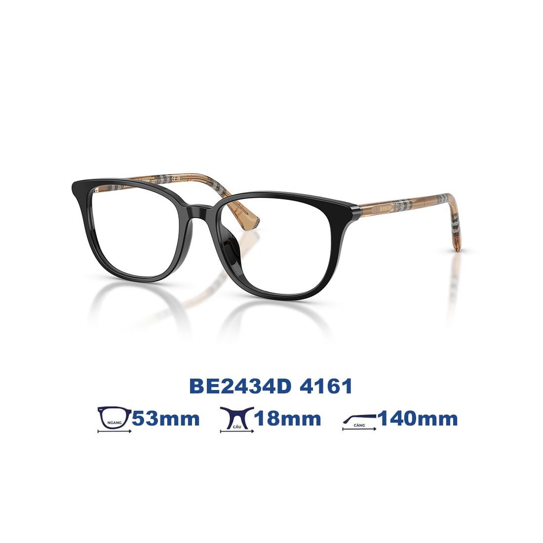  Gọng kính BURBERRY BE2434D 4161 