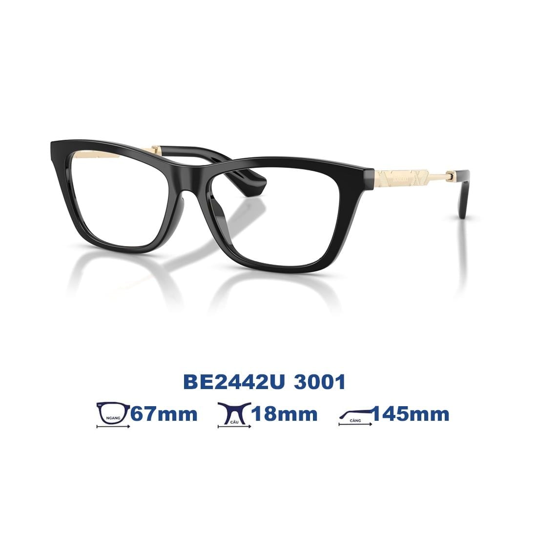 Gọng kính BURBERRY BE2442U 3001
