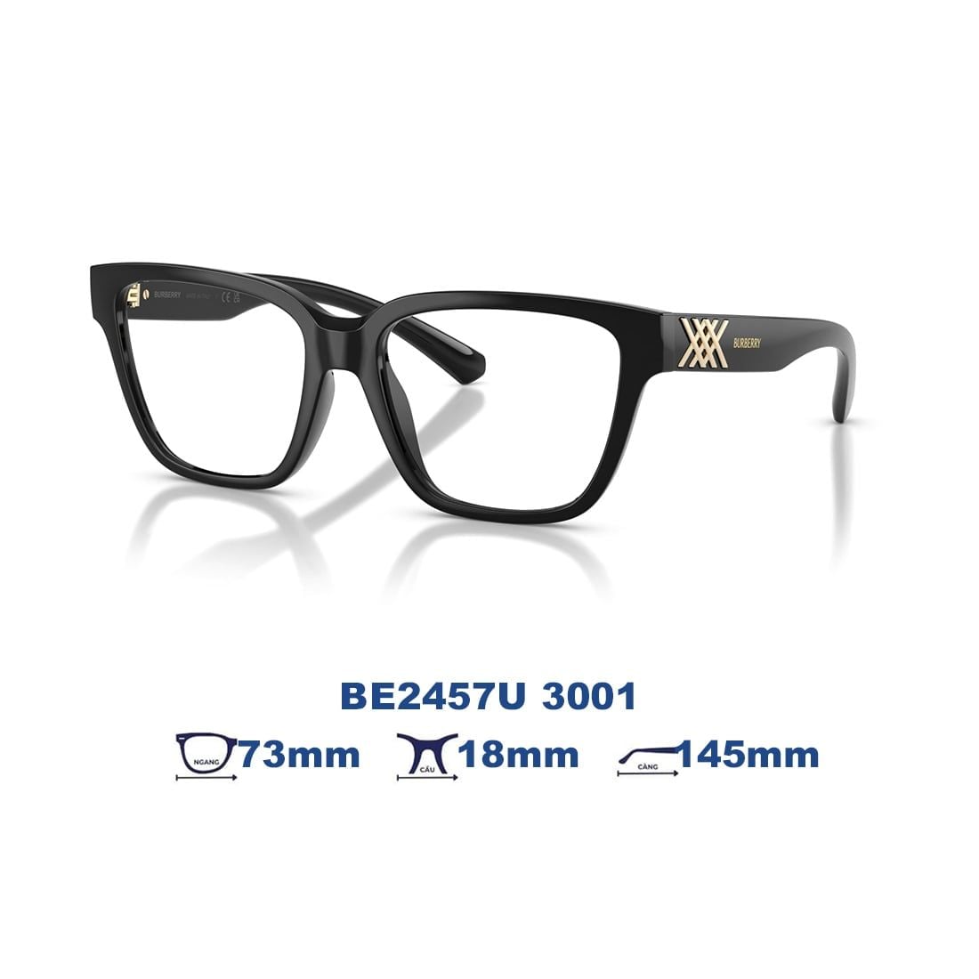Gọng kính BURBERRY BE2457U 3001