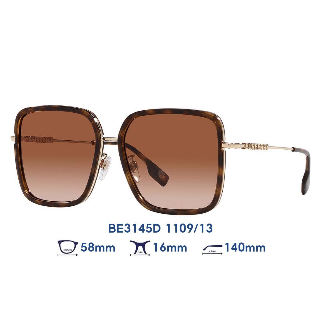 Kính mát Burberry BE3145D 1109/13 