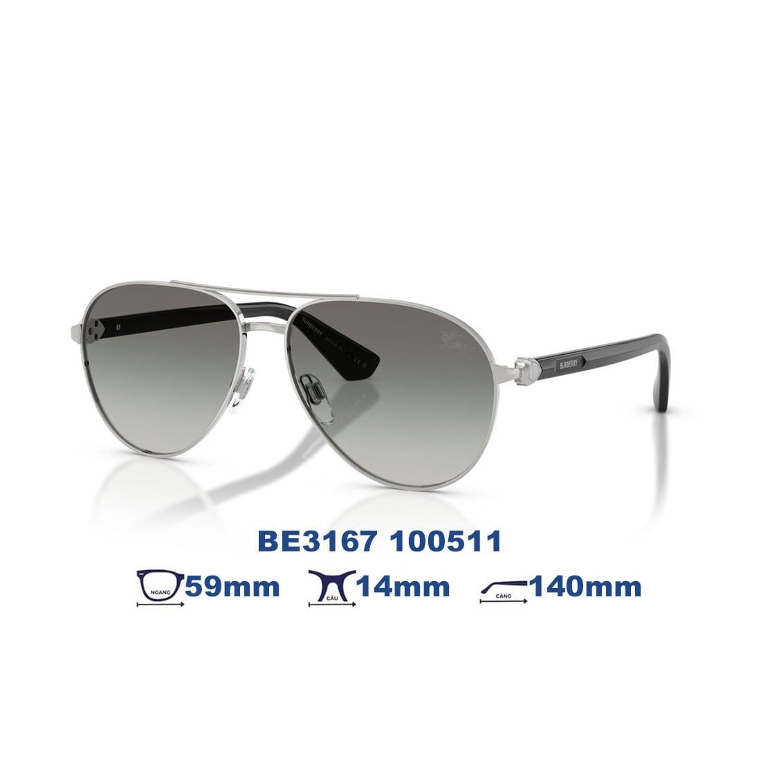  Kính mát Burberry BE3167 100511 