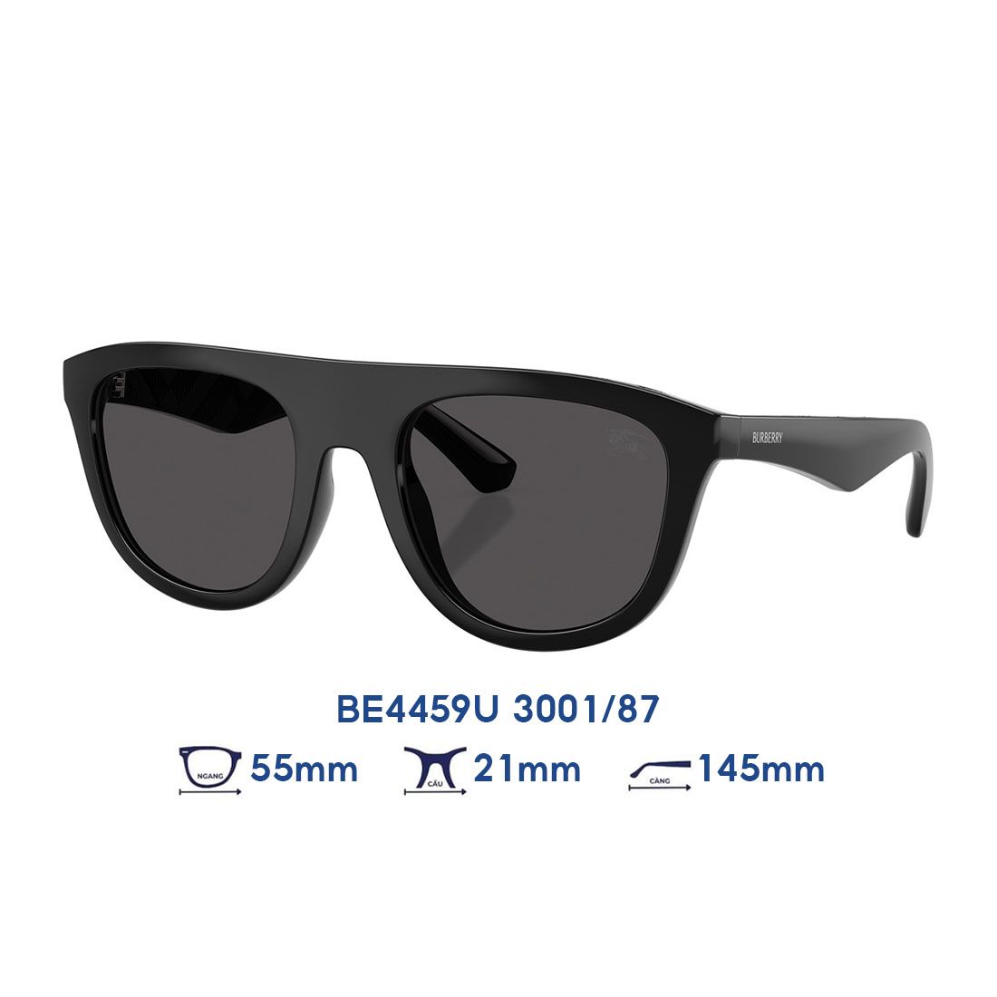  Kính mát Burberry BE4459U 3001/87 