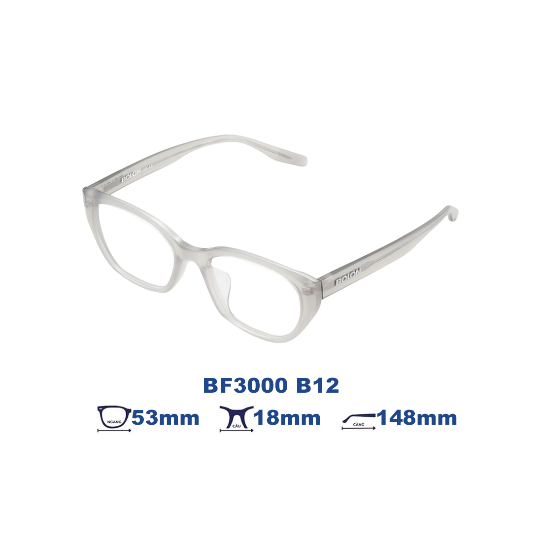 Gọng kính BOLON BF3000 B12