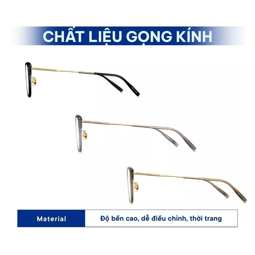  Gọng Kính Nữ BOLON BT6035 B13C Gọng Kính Cận, Gọng Kính Mắt Mèo Cao Cấp 