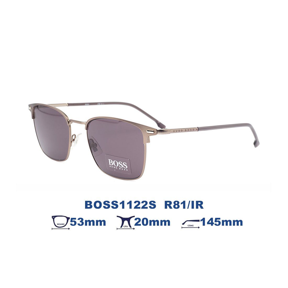  Kính mát HUGO BOSS BOSS1122S R81/IR 