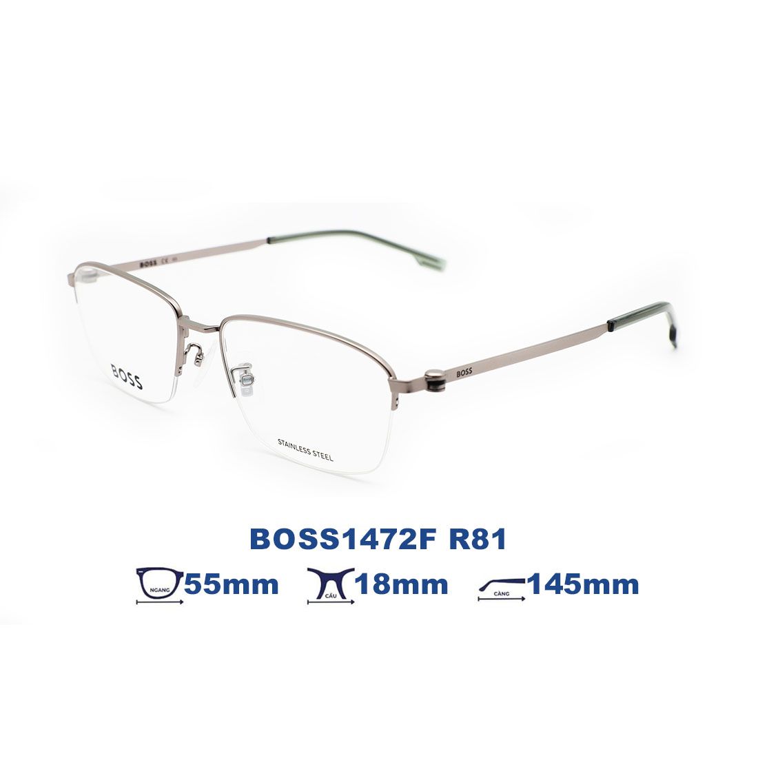  Gọng kính HUGO BOSS BOSS1472F R81 