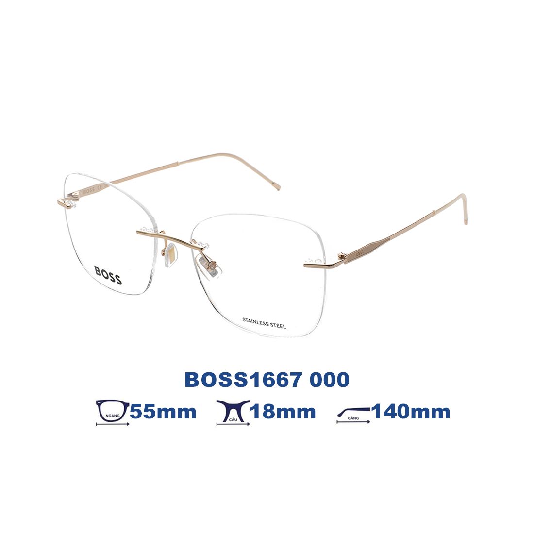  Gọng kính HUGO BOSS BOSS1667 000 