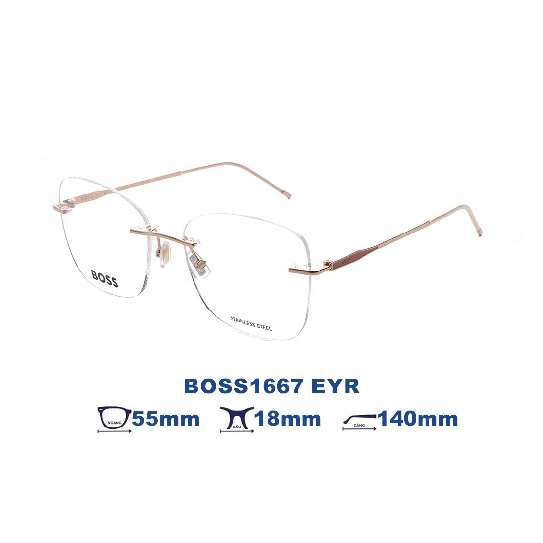  Gọng kính HUGO BOSS BOSS1667 EYR 