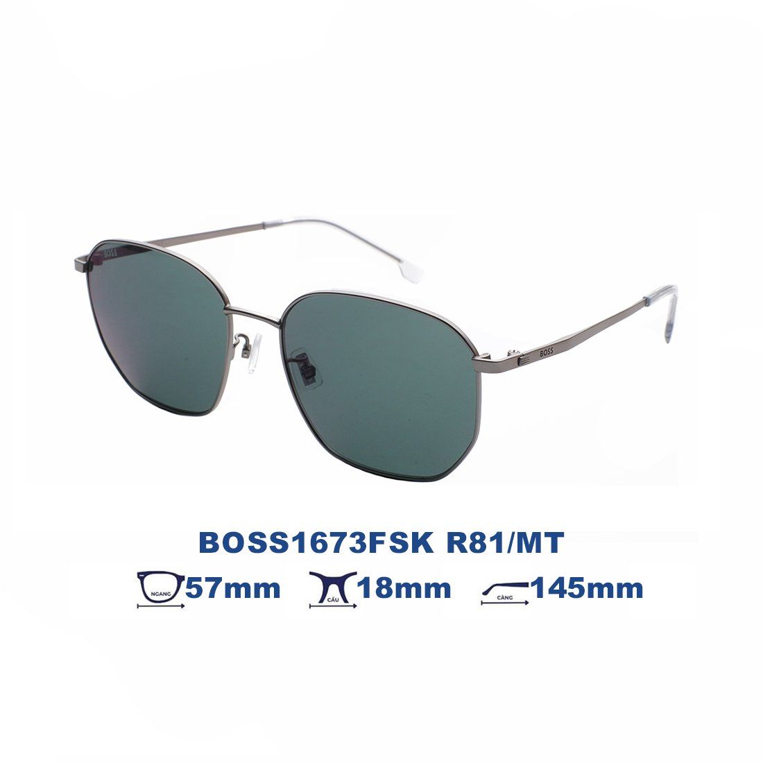  Kính mát HUGO BOSS BOSS1673FSK R81/MT 