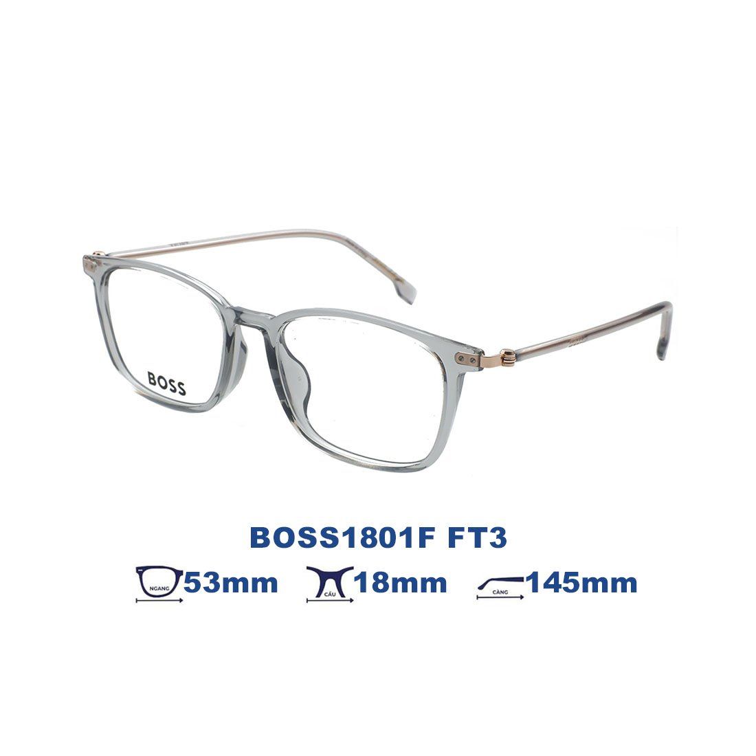  Gọng kính HUGO BOSS BOSS1801F FT3 