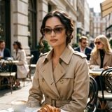 Kính mát BURBERRY BE4488 420213 – người mẫu đeo kính