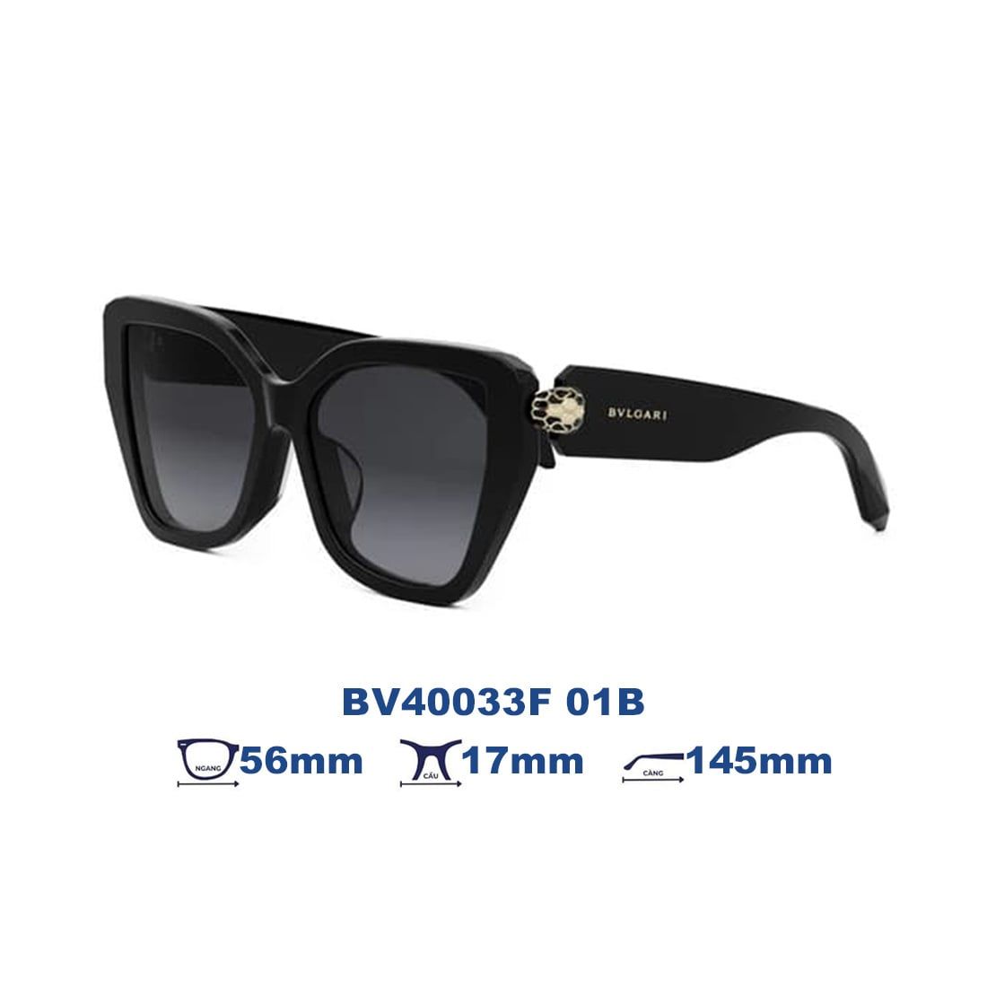 Kính mát BVLGARI BV40033F 01B