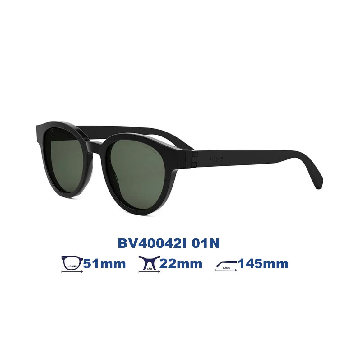  Kính mát BVLGARI BV40042I 01N 