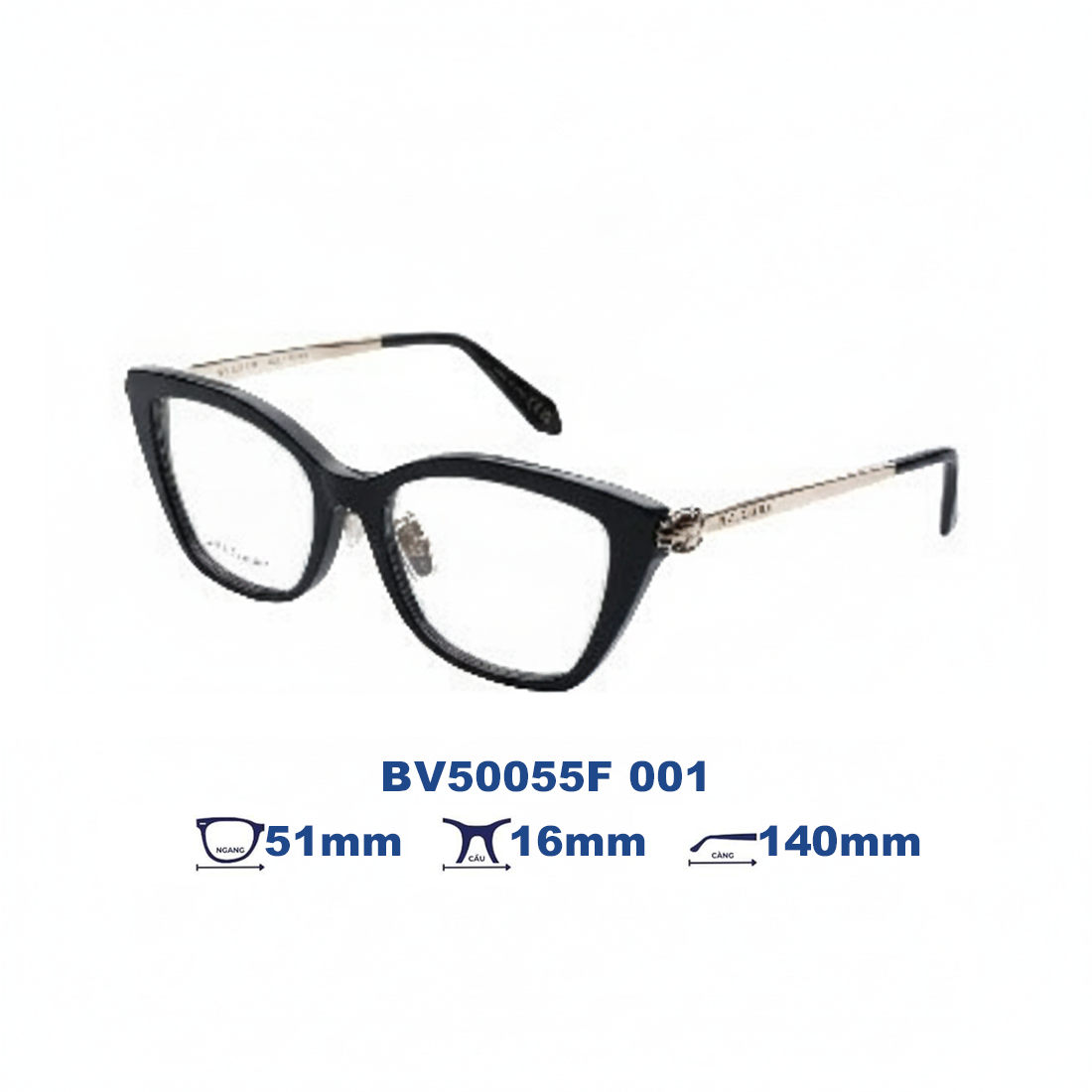 Gọng kính BVLGARI BV50055F 001