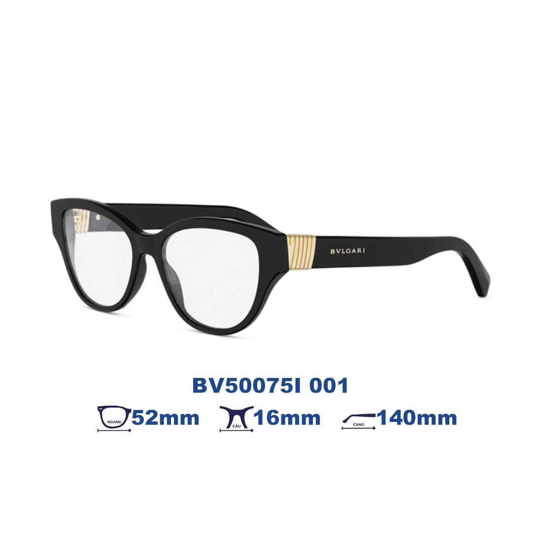 Gọng kính BVLGARI BV50075I 001