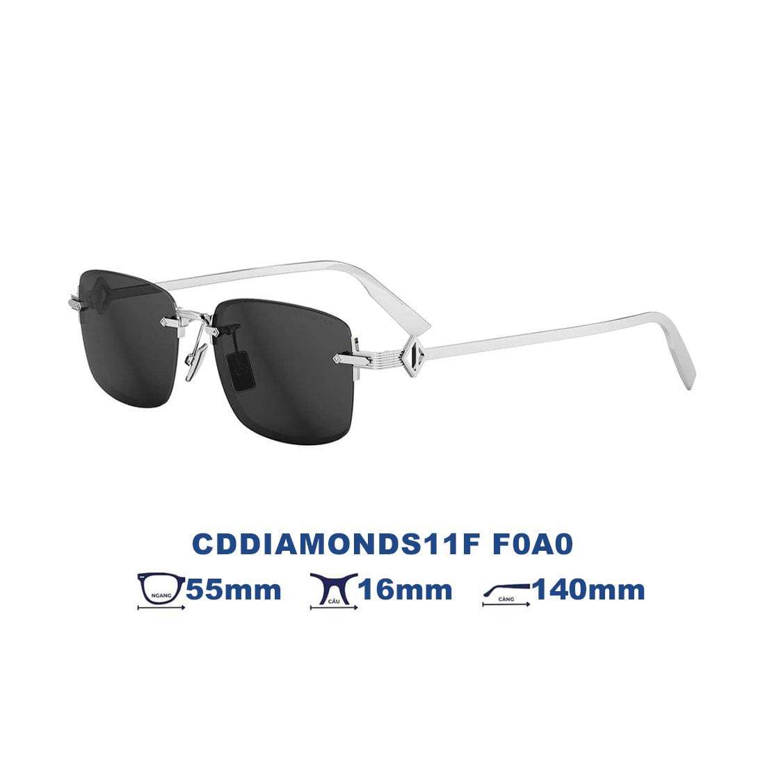 Kính mát DIOR CDDIAMONDS11F F0A0