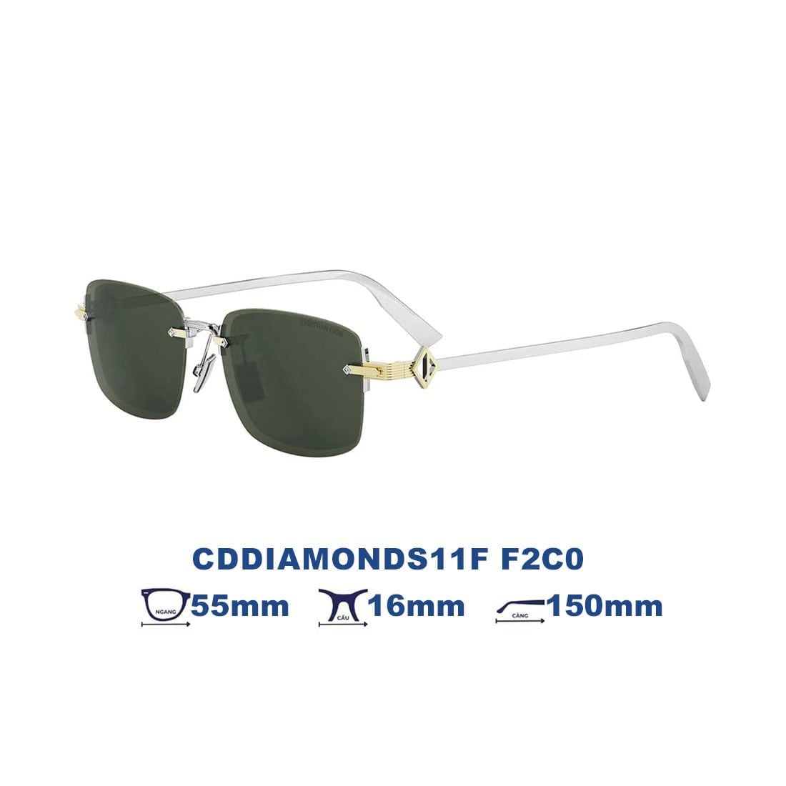 Kính mát DIOR CDDIAMONDS11F F2C0