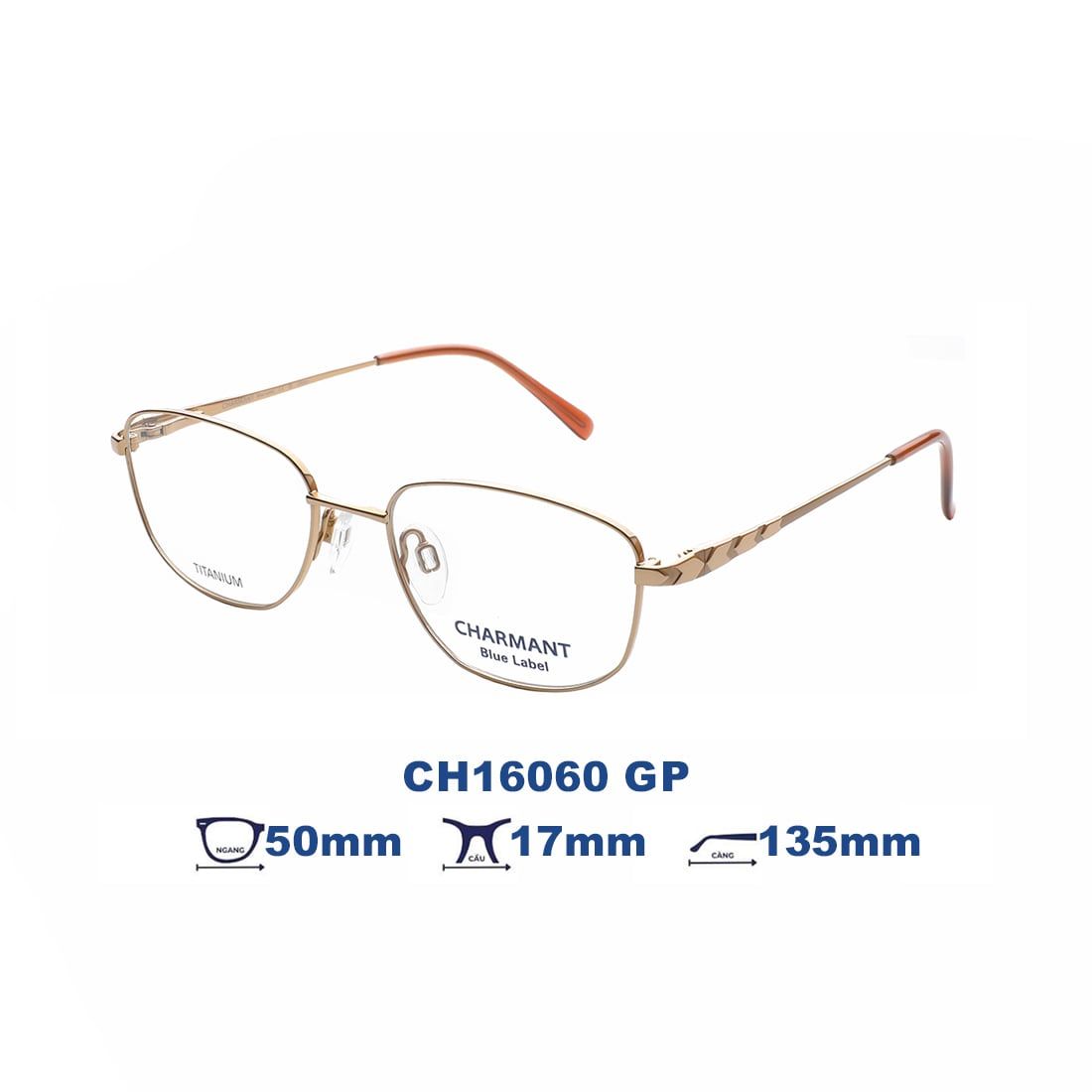  Gọng kính CHARMANT BLUE CH16060 GP 