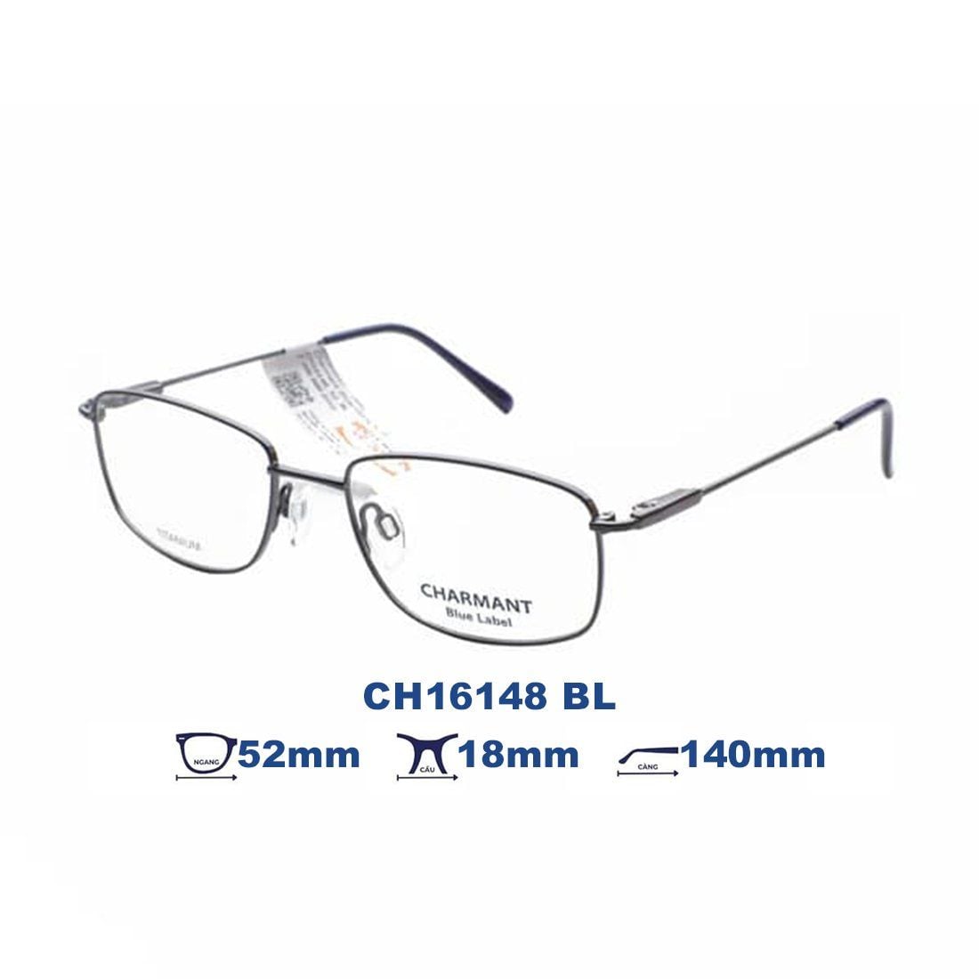 Gọng kính CHARMANT BLUE CH16148 BL