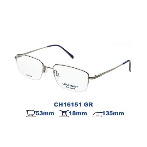 Gọng kính CHARMANT BLUE CH16151 GR