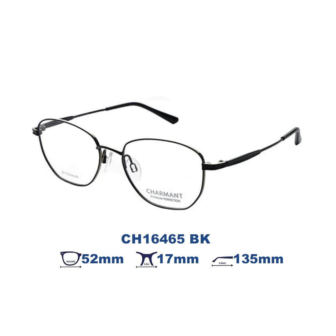  Gọng kính CHARMANT CH16465 BK 