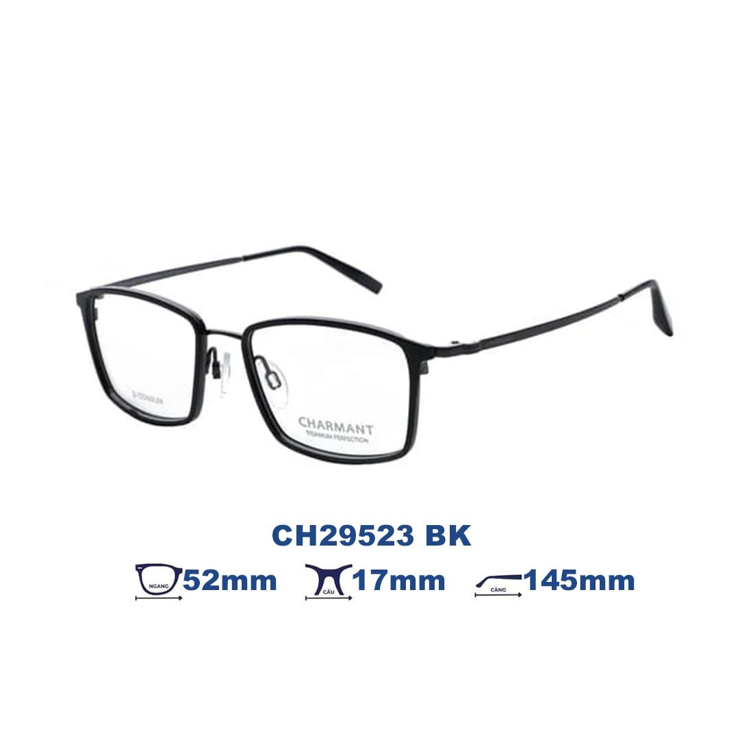  Gọng kính CHARMANT CH29523 BK 