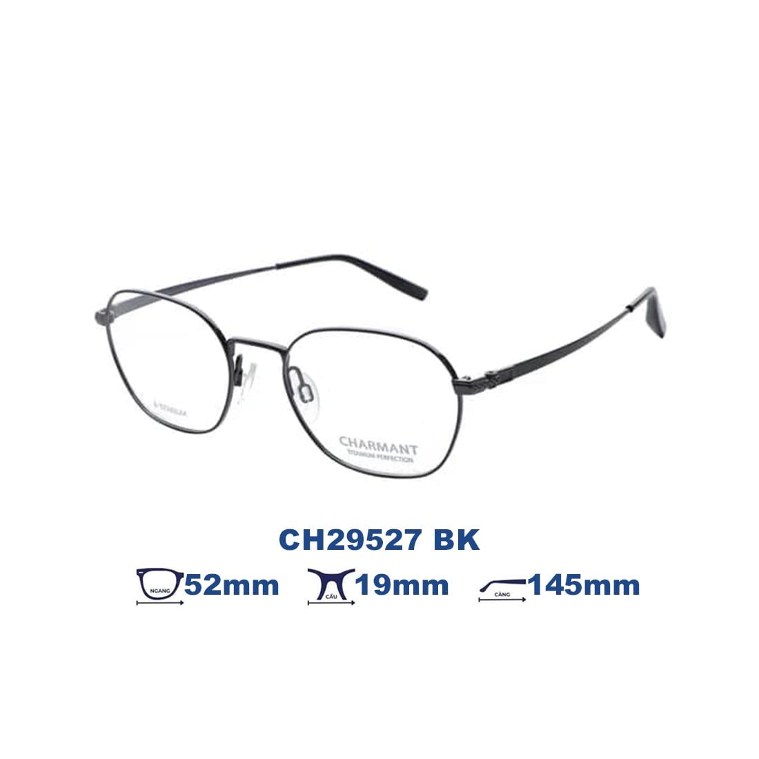  Gọng kính CHARMANT CH29527 BK 