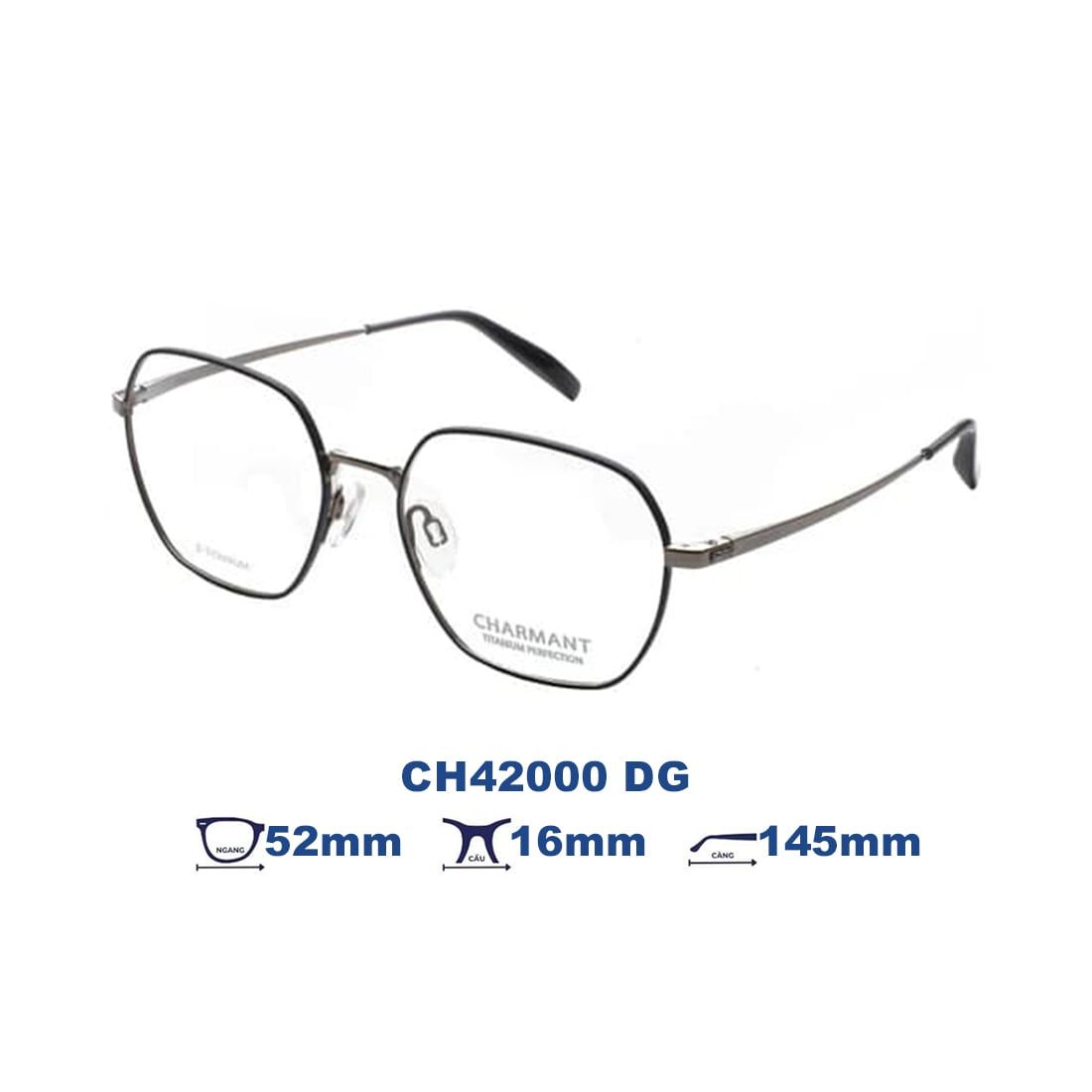  Gọng kính CHARMANT CH42000 DG 