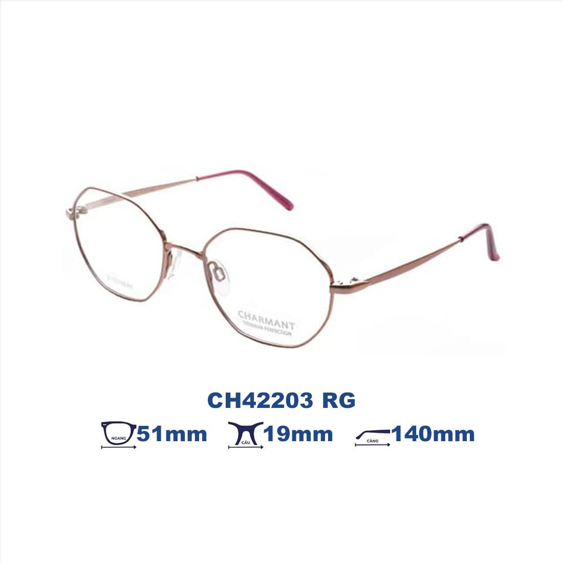  Gọng kính CHARMANT CH42203 RG 