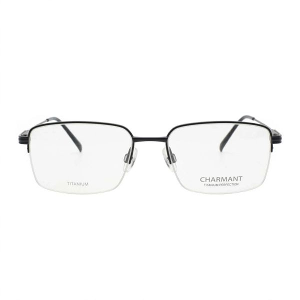 Gọng kính CHARMANT CH29140 BK – ảnh chính diện trên nền trắng