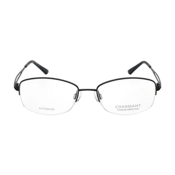Gọng kính CHARMANT CH29202 BK – ảnh chính diện trên nền trắng