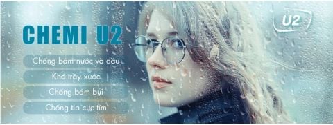Tròng Kính Chemi U2 - Váng Phủ USH Siêu Kỵ Nước | Giảm 30% | Tròng có sẵn | Mắt Kính Liên Sơn