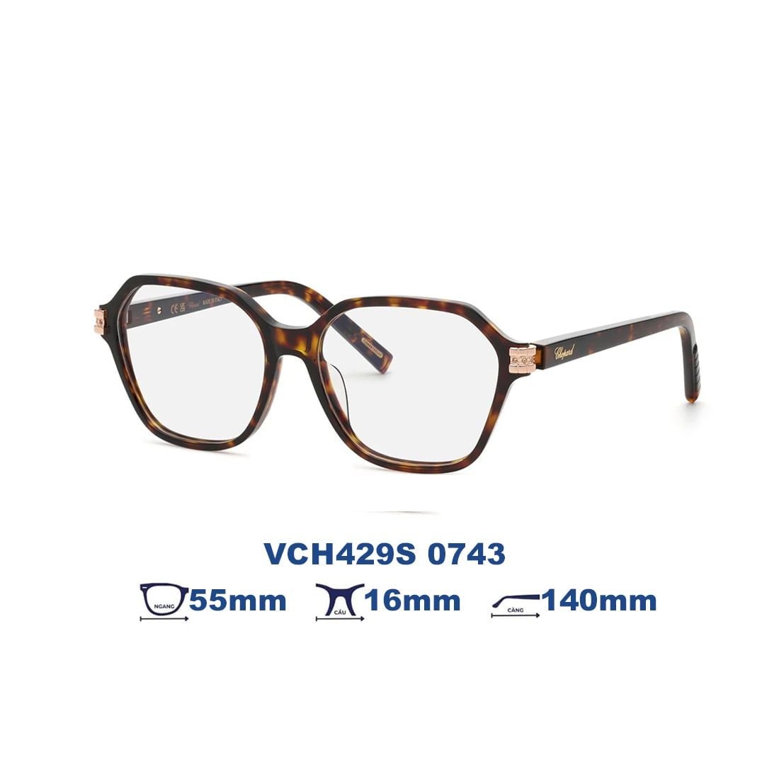 Gọng kính CHOPARD VCH429S 0743