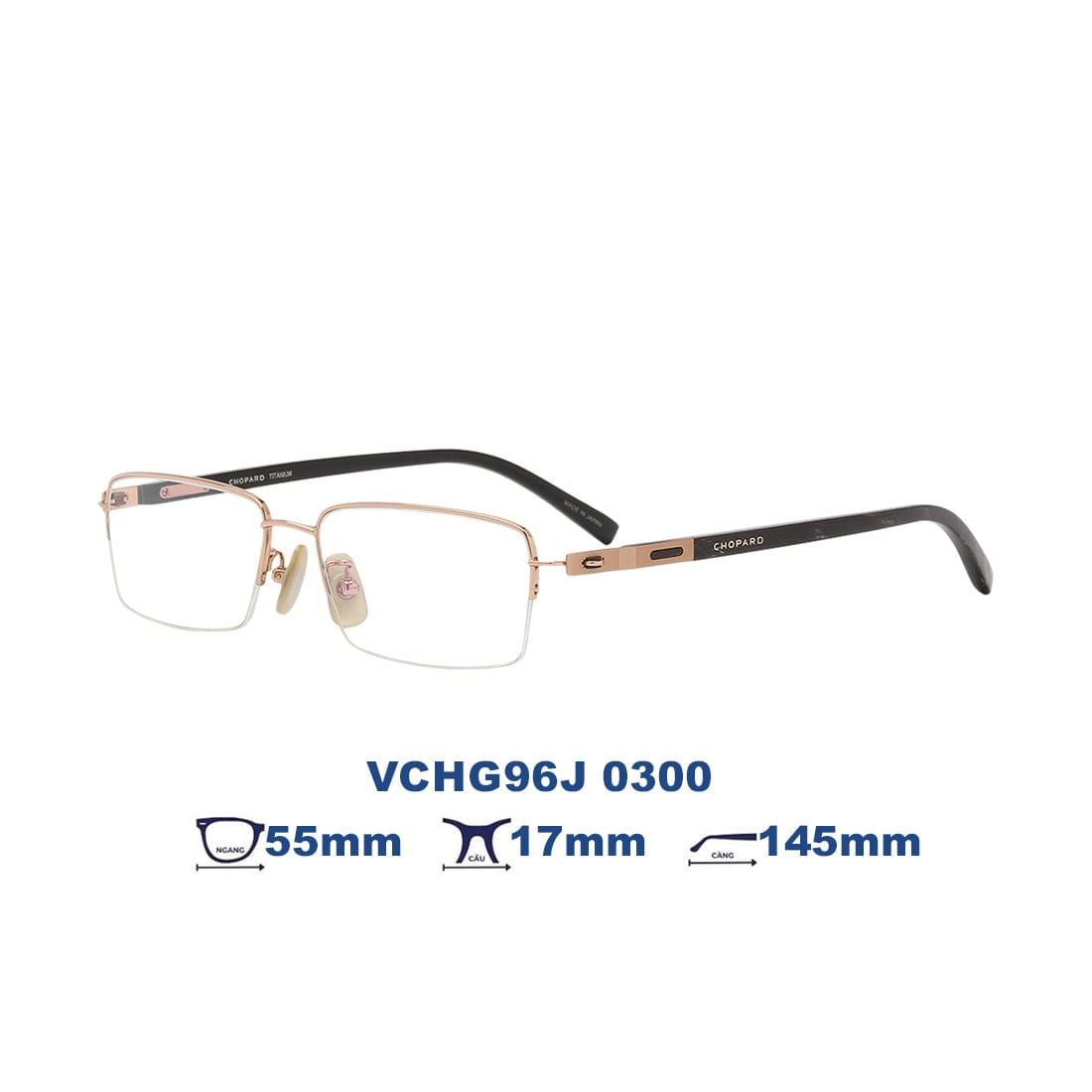 Gọng kính CHOPARD VCHG96J 0300